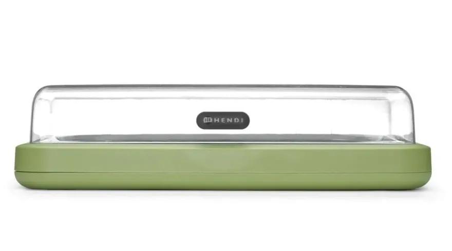 Kühldisplay UNIQ, HENDI, designed by Robert Bronwasser, GN 1/1, Grün, 593x389x(H)147mm