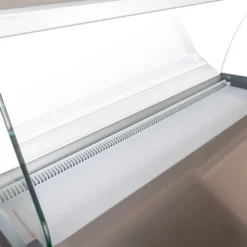 Kühltheke PROFI 150 - rundes Frontglas, 1525 mm, mit LED-Beleuchtung