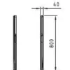 Kühltheke PROFI 250 - rundes Frontglas, 2525 mm, mit LED-Beleuchtung