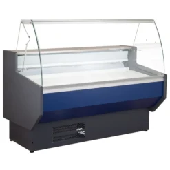 Kühltheke PROFI 250 - rundes Frontglas, 2525 mm, mit LED-Beleuchtung