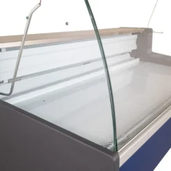 Kühltheke PROFI 250 - rundes Frontglas, 2525 mm, mit LED-Beleuchtung