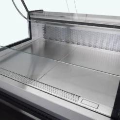 Kühltheke TITAN 997 mm schwarz, LED-Beleuchtung, gekühlter Unterbau