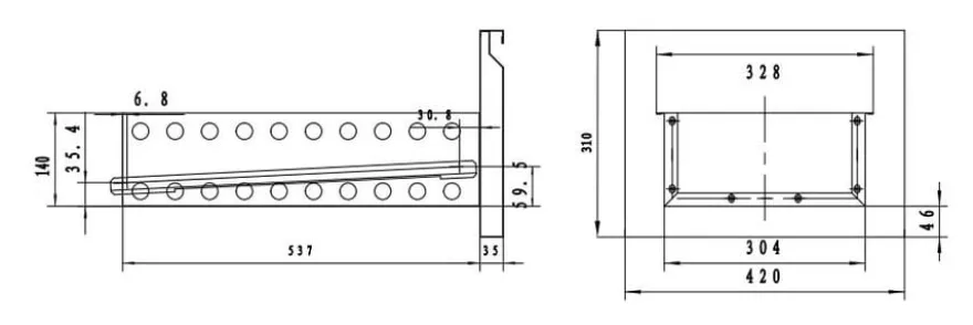 Kühltisch ECO 0/6 - GN 1/1