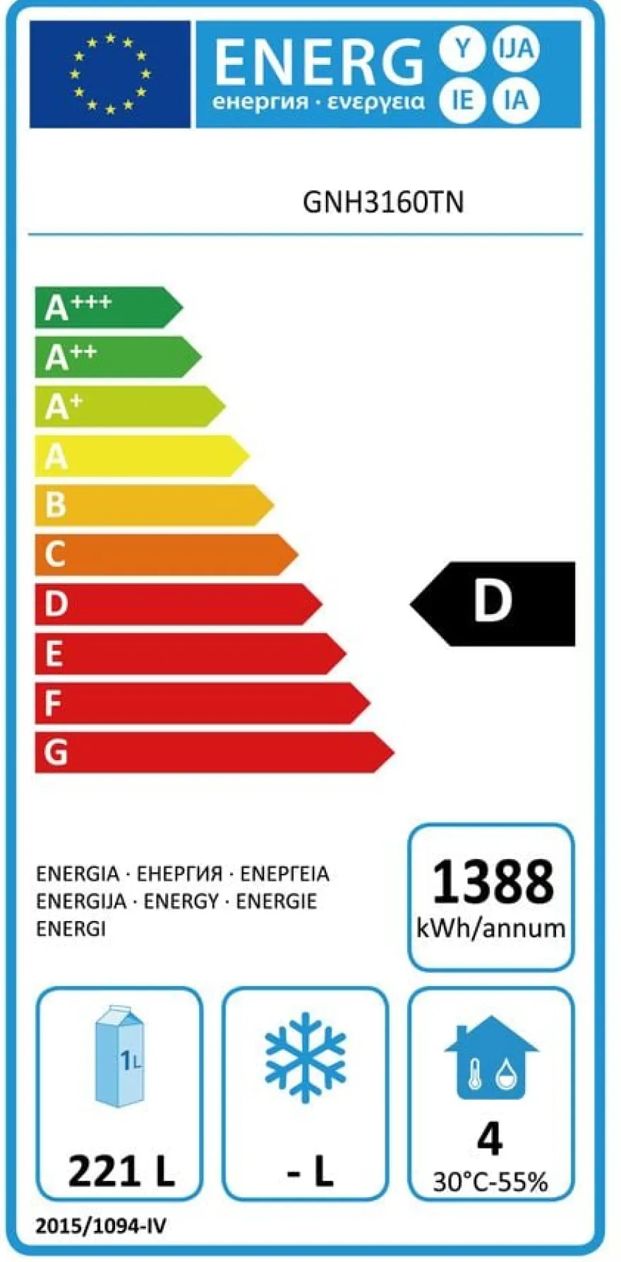 Kühltisch ECO 0/6 - GN 1/1