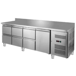 Kühltisch ECO 1/6 mit Aufkantung - GN 1/1