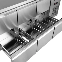 Kühltisch ECO 0/6 mit Aufkantung - GN 1/1