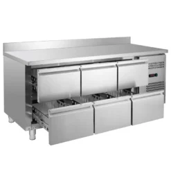 Kühltisch ECO 0/6 mit Aufkantung - GN 1/1
