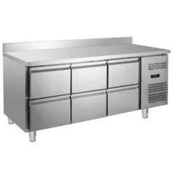 Kühltisch ECO 0/6 mit Aufkantung - GN 1/1