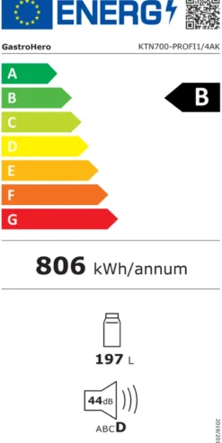 Kühltisch Profi 1/4 Superior mit Aufkantung - GN 1/1