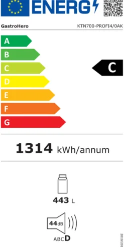 Kühltisch Profi 4/0 Superior mit Aufkantung - GN 1/1