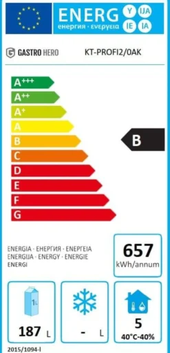 Kühltisch Profi 2/0 Superior mit Aufkantung - GN 1/1