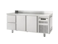 Kühltisch Profi 2/2 Superior mit Aufkantung - GN 1/1