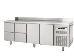 Kühltisch Profi 2/4 Superior mit Aufkantung - GN 1/1