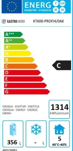Kühltisch Profi 600 4/0 Superior mit Aufkantung