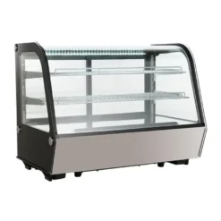 Kühlvitrine ECO 160 Liter, 880 mm, mit LED-Beleuchtung und 2 Ablagen