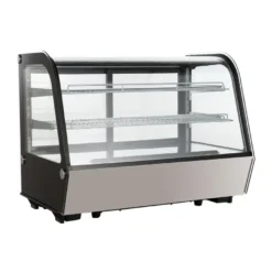 Kühlvitrine ECO 160 Liter, 880 mm, mit LED-Beleuchtung und 2 Ablagen