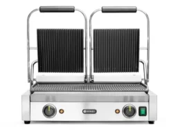 Kontaktgrill Doppelausführung 2x gerillt