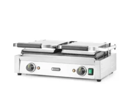 Kontaktgrill Doppelausführung 1x glatt, 1x gerillt