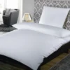 Kopfkissenbezug, Satin Feinstreifen 10 mm - 80 x 80 cm + 20 cm HV