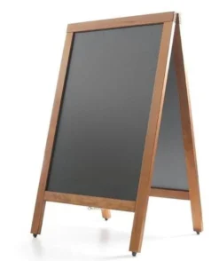 Kreidetafel Kundenstopper Holzrahmen Groß