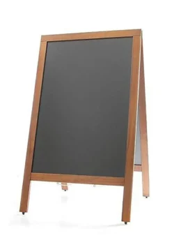 Kreidetafel Kundenstopper Holzrahmen Groß