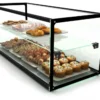 Kuchenvitrine aus gehärtetem Glas - 920 x 330 x 315 mm