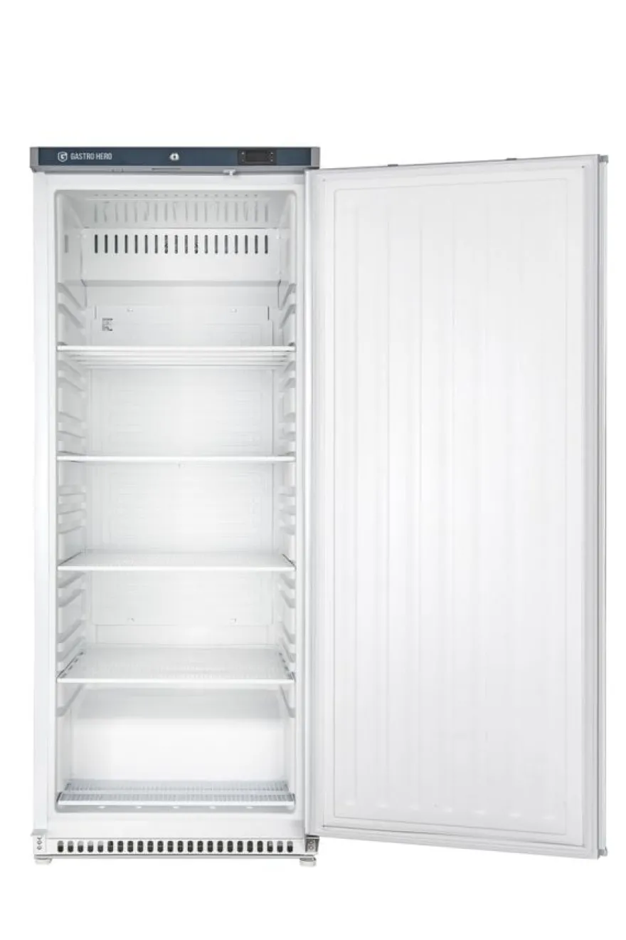 Lagerkühlschrank ECO 600, Innenraum aus Kunststoff, weiß