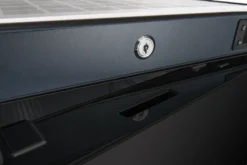 Lagerkühlschrank ECO 200, Innenraum aus Kunststoff, schwarz