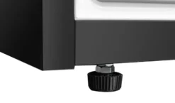 Lagerkühlschrank ECO 200, Innenraum aus Kunststoff, schwarz