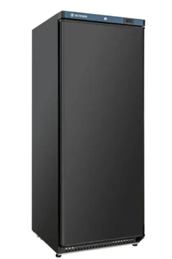 Lagerkühlschrank ECO 600, Innenraum aus Kunststoff, schwarz