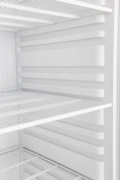 Lagerkühlschrank ECO 600, Innenraum aus Kunststoff, schwarz
