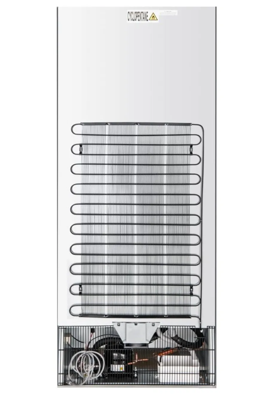 Lagerkühlschrank ECO 600, Innenraum aus Kunststoff, schwarz