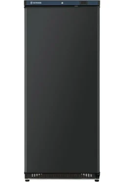 Lagerkühlschrank ECO 600, Innenraum aus Kunststoff, schwarz