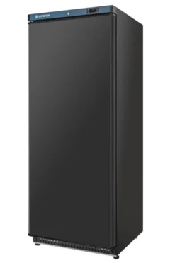 Lagerkühlschrank ECO 600, Innenraum aus Kunststoff, schwarz