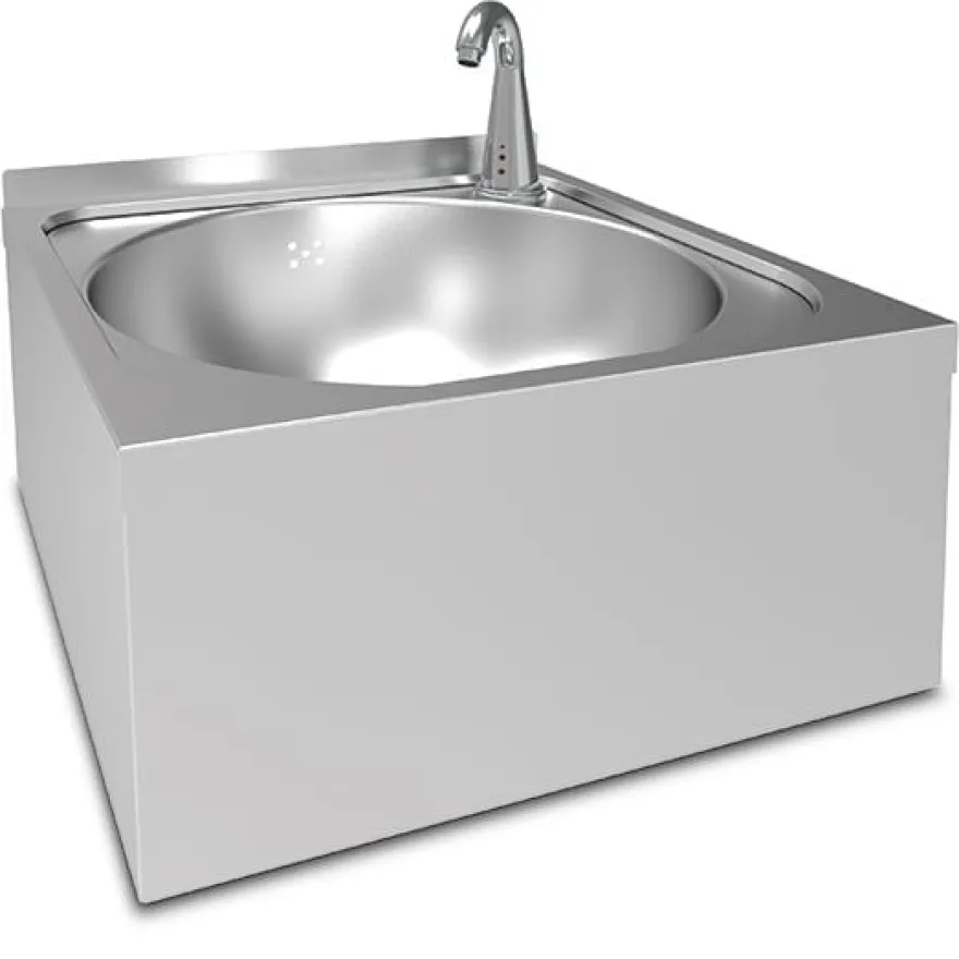 Mastro Handwaschbecken Ø 390 mm für Wandmontage mit elektronischer Armatur