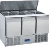 Mastro Saladette mit 3 Türen GN 1/1