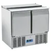 Mastro Saladette mit 2 Türen GN 1/1 und Deckel, 6x GN 1/3 + 2x GN 1/4 h=150 mm, 0°/+8°C