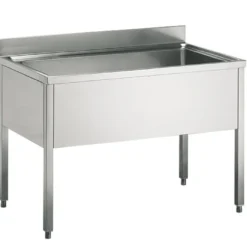 Mastro Topfspültisch mit Aufkantung, ohne Ablageboden, 1000x700 mm
