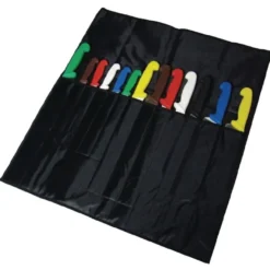Messertasche, Rolltasche für 13 Messer, Nylon, verstärktes Rückenteil