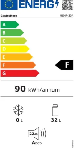 Minibar Eco 32 Liter schwarz