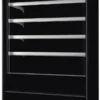 Nordcap Wandkühlregal ALASKA 100 SLIM ENERGY BLACK