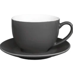 Olympia Cafe Cappuccinotassen grau 34cl - 12 Stk.