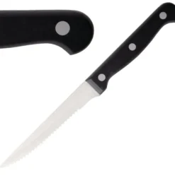 Olympia Steakmesser mit schwarzem Griff 215 mm - 12 Stk.