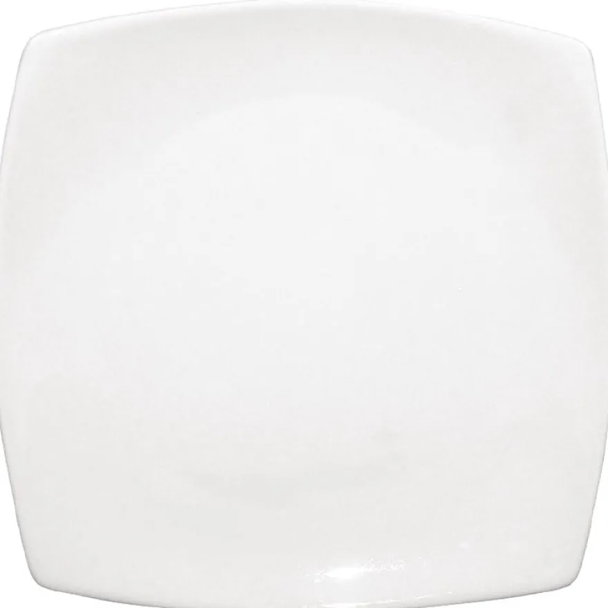 Olympia Whiteware abgerundete quadratische Teller 185 mm - 12 Stk.