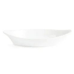 Olympia Whiteware ovale Gratinschalen weiß 253 x 140 mm - 6 Stk.