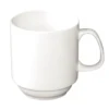 Olympia Whiteware stapelbare Becher 28,4cl - 12 Stk.
