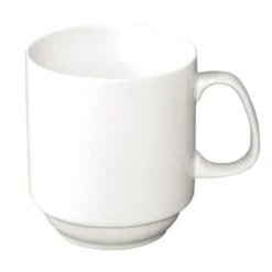 Olympia Whiteware stapelbare Becher 28,4cl - 12 Stk.