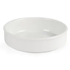 Olympia Whiteware stapelbare runde Schalen 134 mm - 6 Stk.