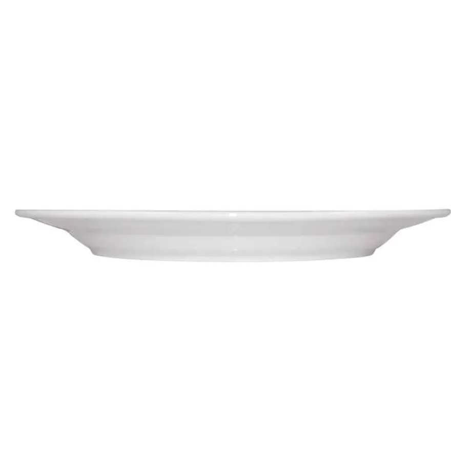 Olympia Whiteware Teller mit breiter Fahne 20cm - 12 Stk.