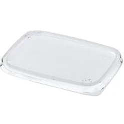 Papstar Deckel für Verpackungsbecher, PP eckig, 0,6 cm x 8,1 cm x 10,8 cm